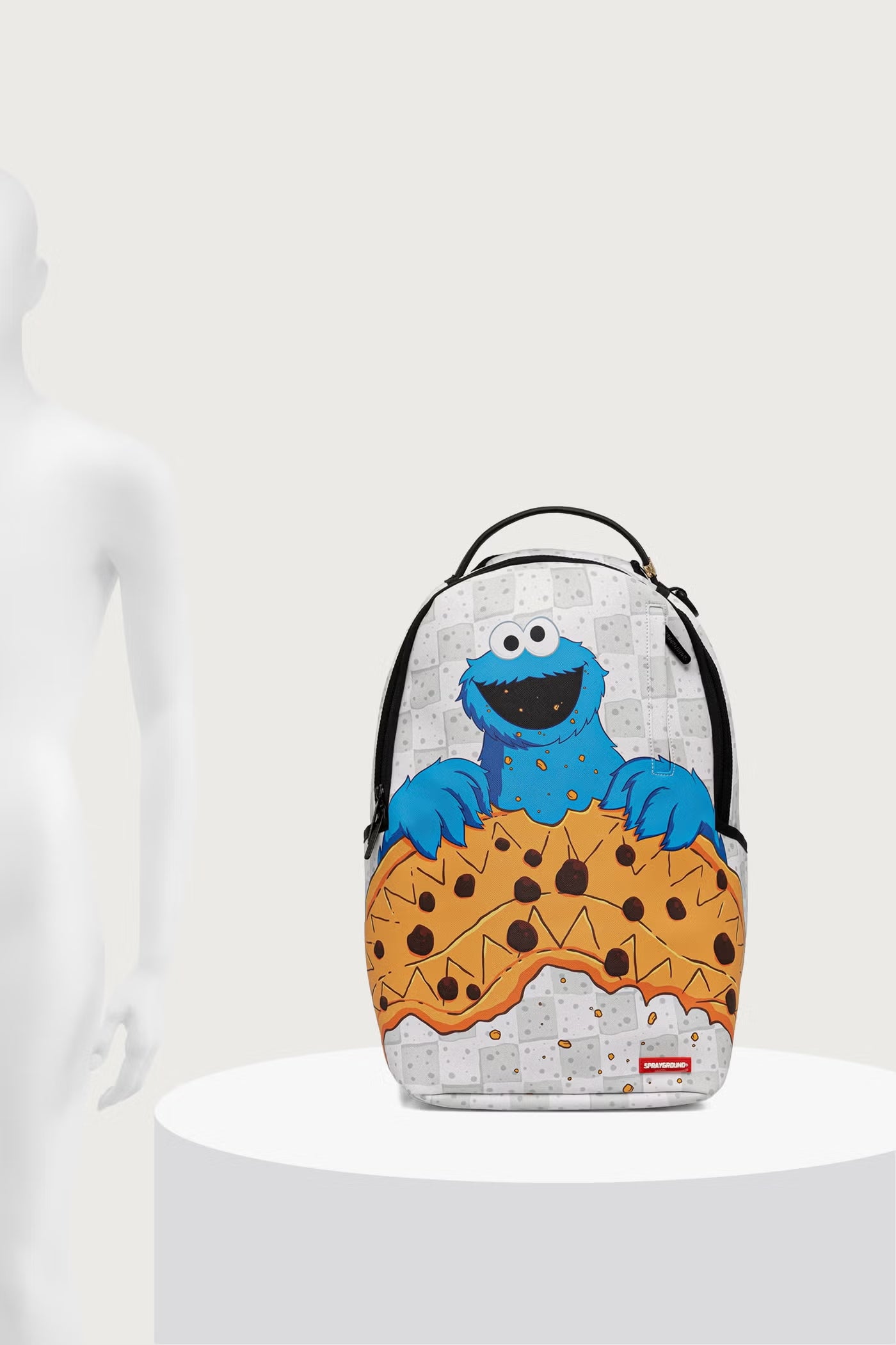 Sprayground - Sırt Çantası SESAME STREET COOKIE MONSTER Beyaz 910B9124NSZ