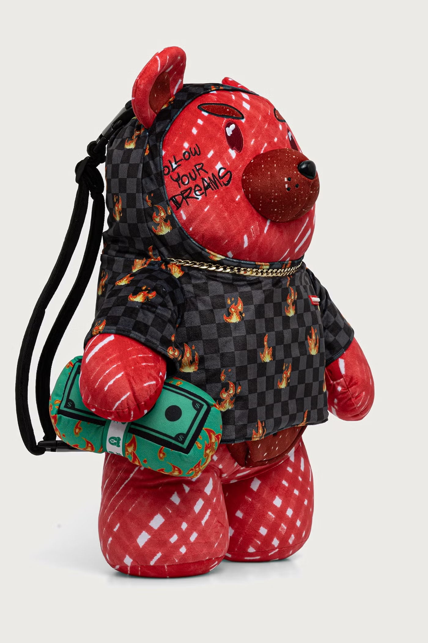 Sprayground - Sırt Çantası DIABLO MONEYBEAR Kırmızı 910B8696NSZ