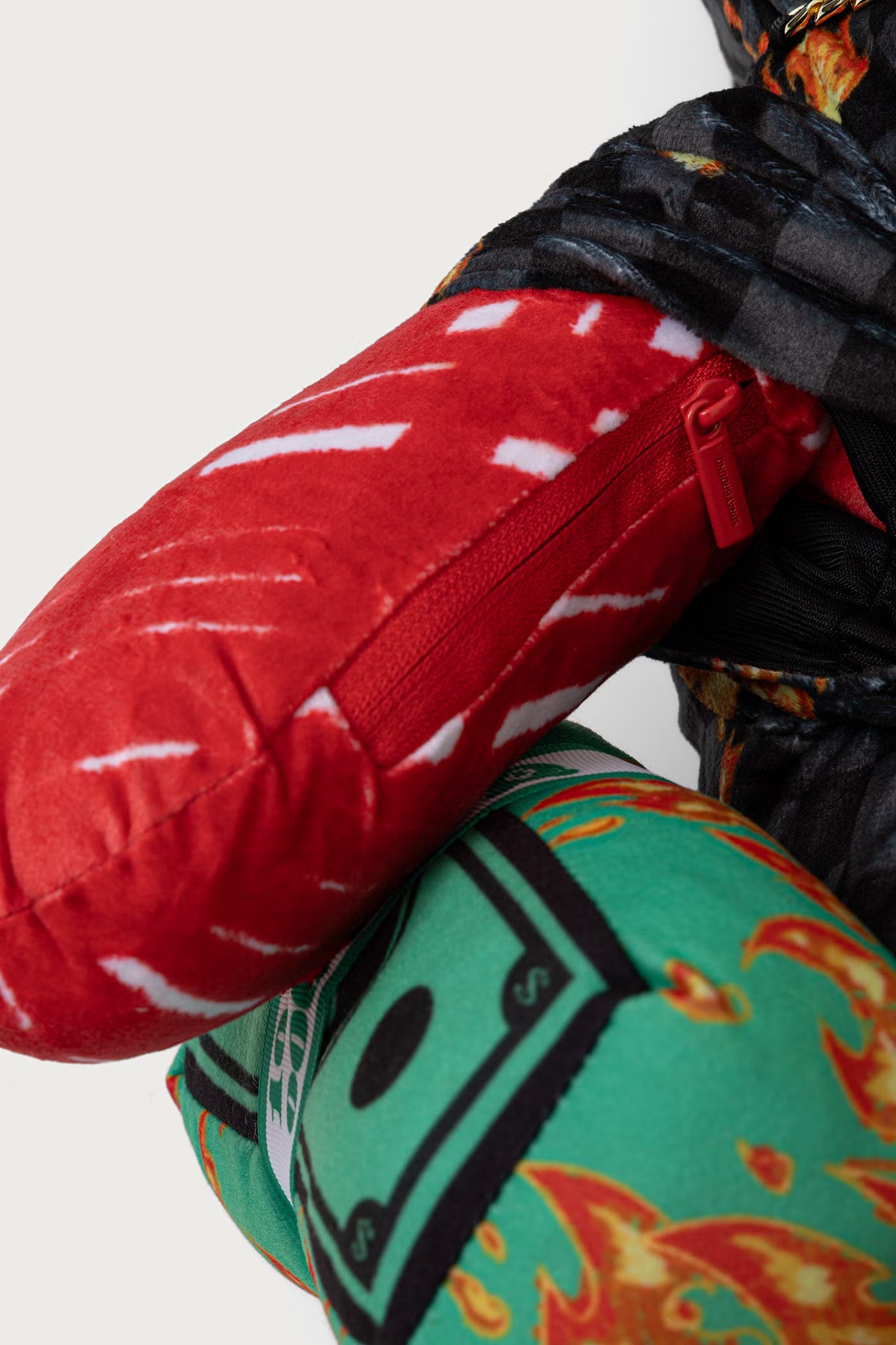 Sprayground - Sırt Çantası DIABLO MONEYBEAR Kırmızı 910B8696NSZ