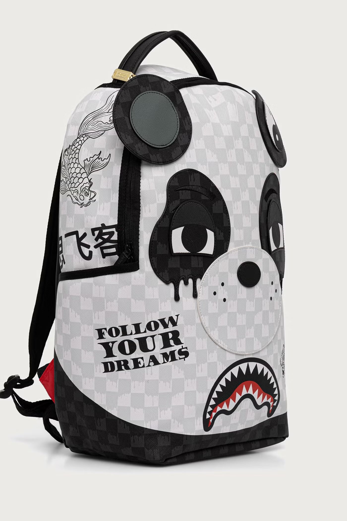 Sprayground - Sırt Çantası PANDA FACE Beyaz 910B8468NSZ