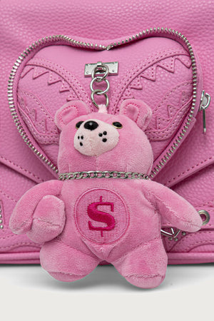 Sprayground - Damen-Crossbody-Tasche aus Kunstleder BABY BEAR BADDIE Pink 910B9571NSZ