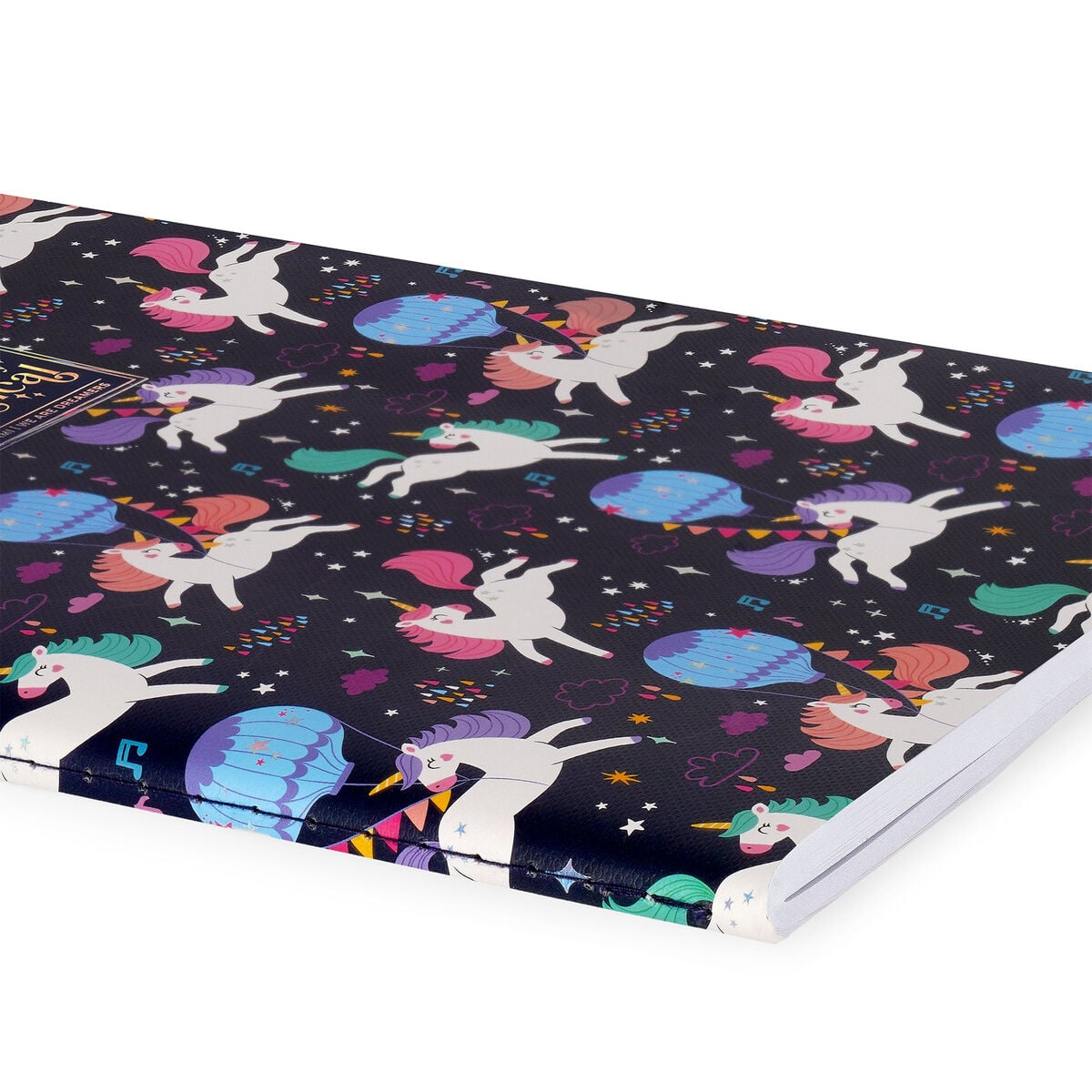 Legami - B5 Lined Defter ile Illustrated Hard Kılıf - Tek Boynuzlu At