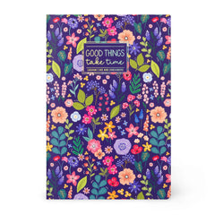 Legami - B5 Lined Defter ile Illustrated Hard Kılıf - Çiçekler