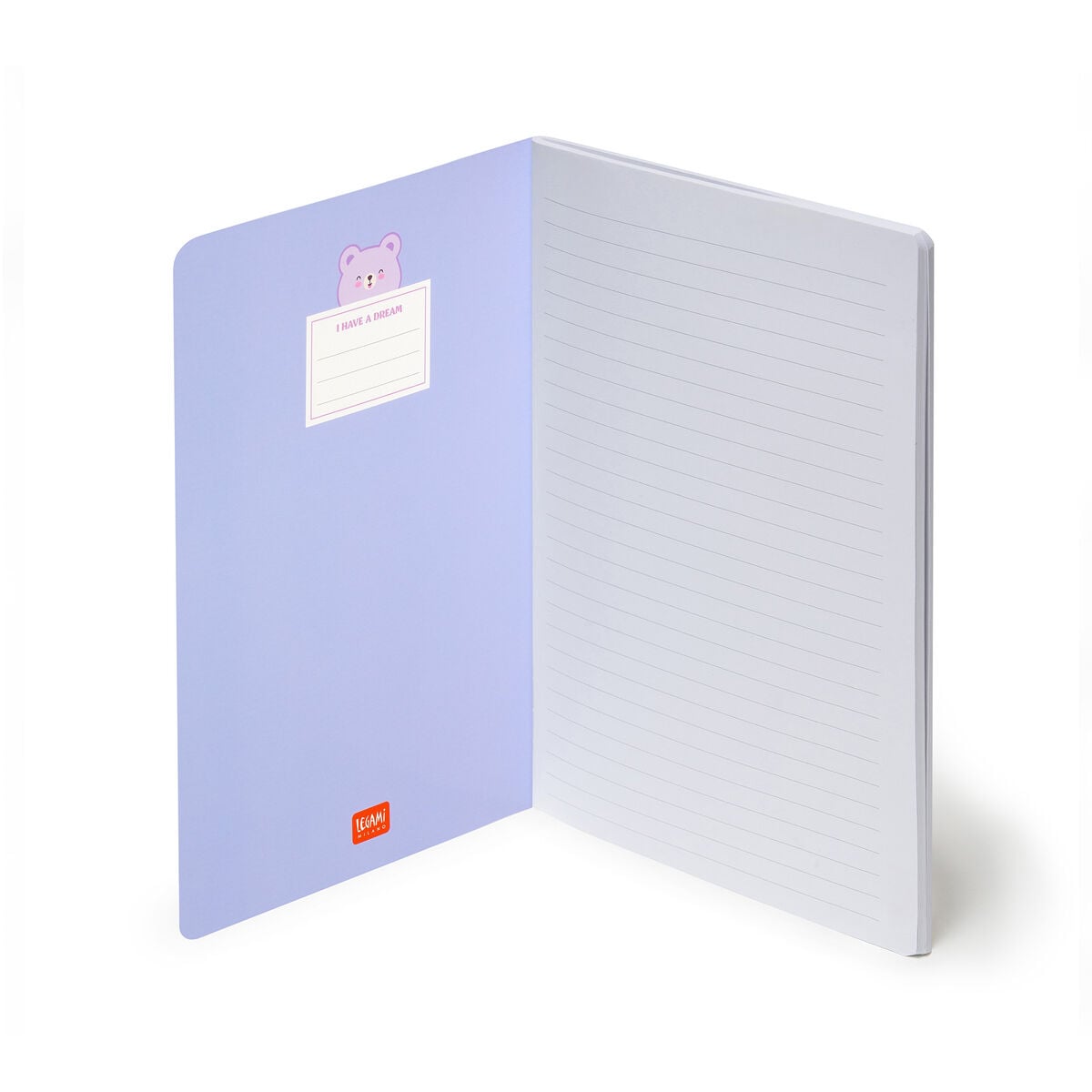 Legami - B5 Lined Defter ile Illustrated Hard Kılıf - Ayıcık