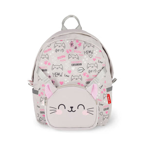 Legami - 2-in-1 Kitty Sırt Çantası ile Removable Front Pocket - Çok Tatlı!