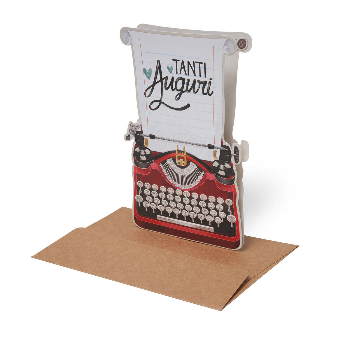 Legami - Tebrik Kartı - Typewriter