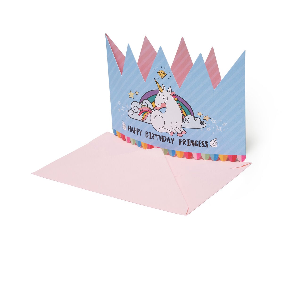Legami - 3D Tebrik Kartı - Mutlu Doğum Günü - Princess Crown