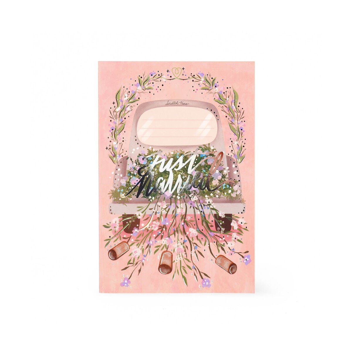 Legami - Üzerini Kazıyarak Açılan Tebrik Kartı - Wedding & Anniversary