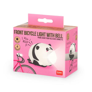 Legami - Rechargeable Front Bicycle Light ile Zil - Panda - Front Bicycle Light ile Zil