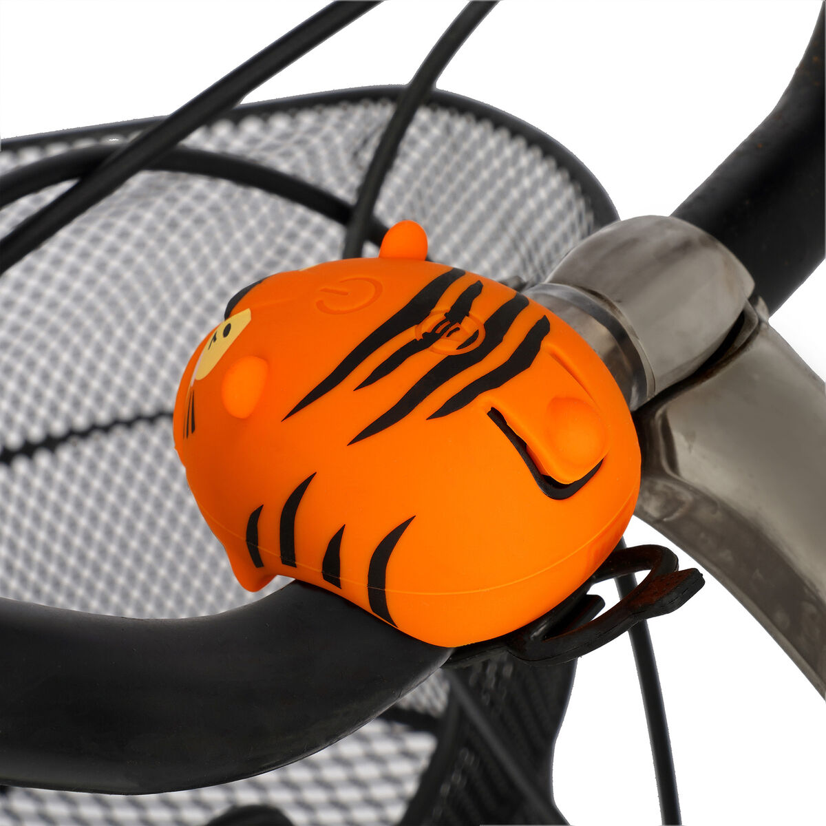 Legami - Rechargeable Front Bicycle Light mit Klingel - Tiger - Front Bicycle Light mit Klingel