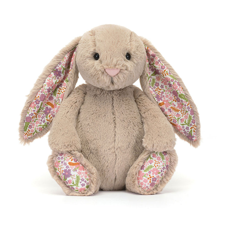 JellyCat - Çiçek Bej Tavşan 'Petal' Tavşan Peluş Oyuncak 31 cm