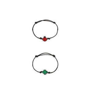 Legami - Set 2 Bracelets - Marienkäfer