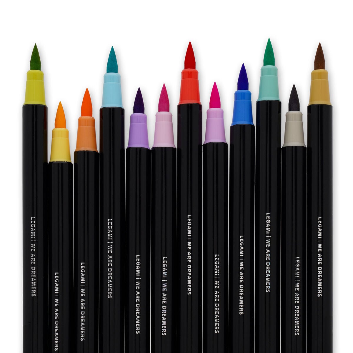 Legami - Set mit 12 Brush-Markern in Pastellfarben - Brush Marker