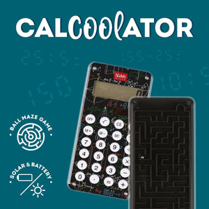 Legami - Misunderstood Genius Calculator mit Labyrinth on Back - Calcoolator