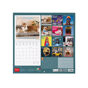 Legami - Supawstar 2027 Wall Takvim - 30 x 29 cm