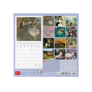 Legami - Impressionists 2027 Wall Takvim - 30 x 29 cm