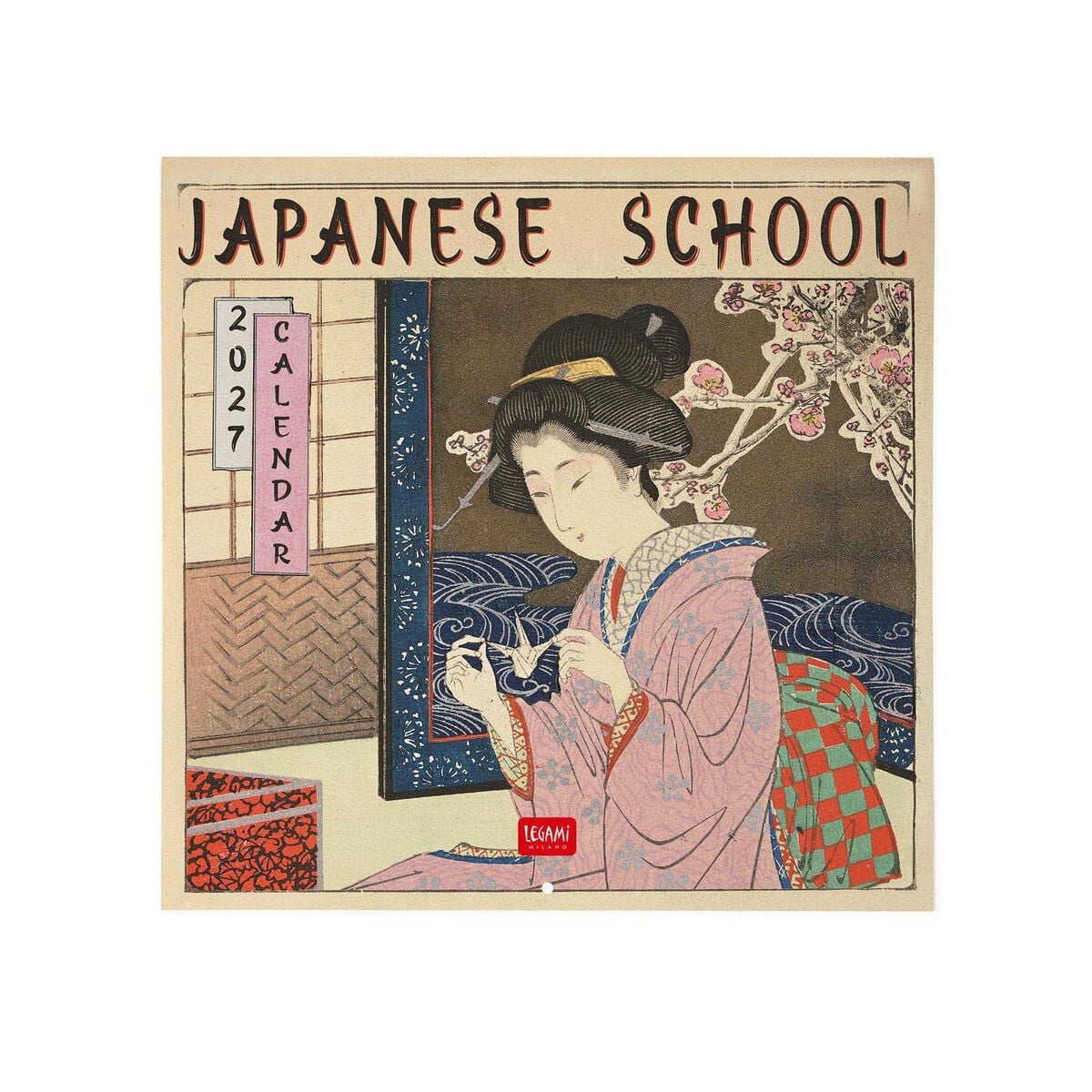 Legami - Japanese School 2027 Wall Takvim - 30 x 29 cm