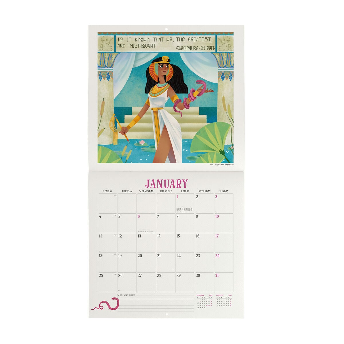 Legami - Inspiring Womenr - 2027 Wall Takvim - 30 x 29 cm