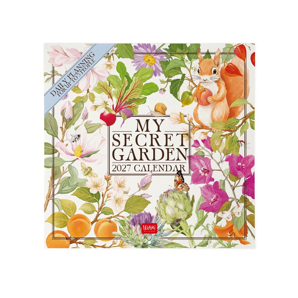 Legami - My Secret Garden 2027 Wall Takvim - 30 x 29 cm