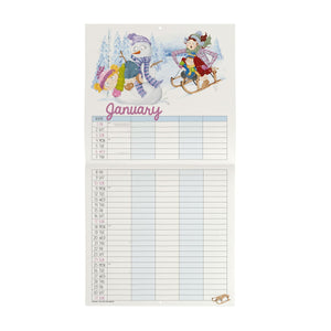 Legami - Süper Mum 2027 Wall Takvim - 30 x 29 cm