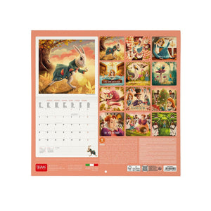 Legami - Alice in Wonderland 2027 Wall Takvim - 30 x 29 cm