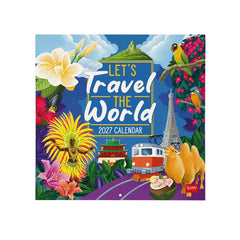 Legami - Let's Seyahat World 2027 Wall Takvim - 30 x 29 cm
