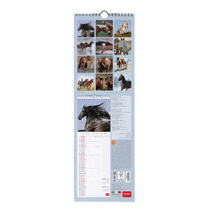 Legami - Wild Horses 2027 Wall Takvim - 16 x 49 cm