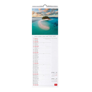 Legami - Vitamin Sea 2027 Wall Takvim - 16 x 49 cm