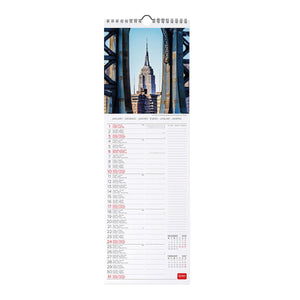 Legami - New York 2027 Wall Takvim - 16 x 49 cm