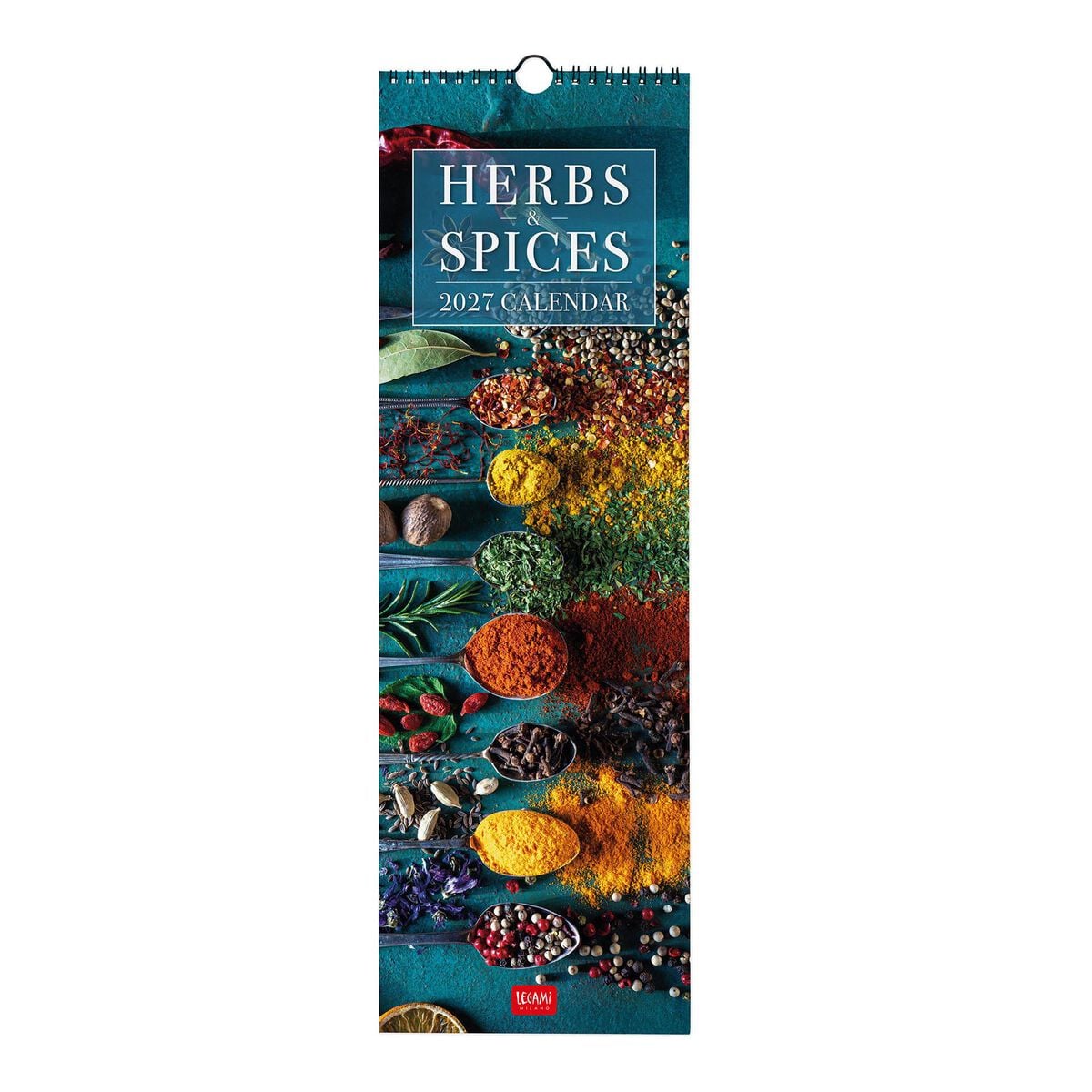 Legami - Herbs & Spices 2027 Wall Takvim - 16 x 49 cm