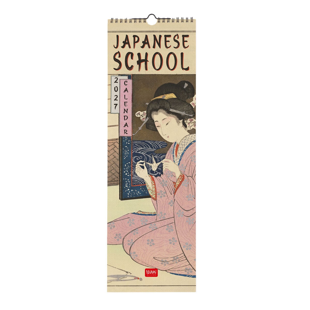 Legami - Japanese School 2027 Wall Takvim - 16 x 49 cm
