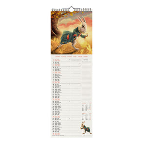 Legami - Alice in Wonderland 2027 Wall Takvim - 16 x 49 cm