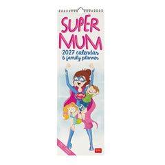 Legami - Süper Mum 2027 Wall Takvim - 16 x 49 cm