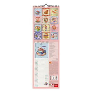 Legami - Cutie Foodie 2027 Wall Takvim - 16 x 49 cm