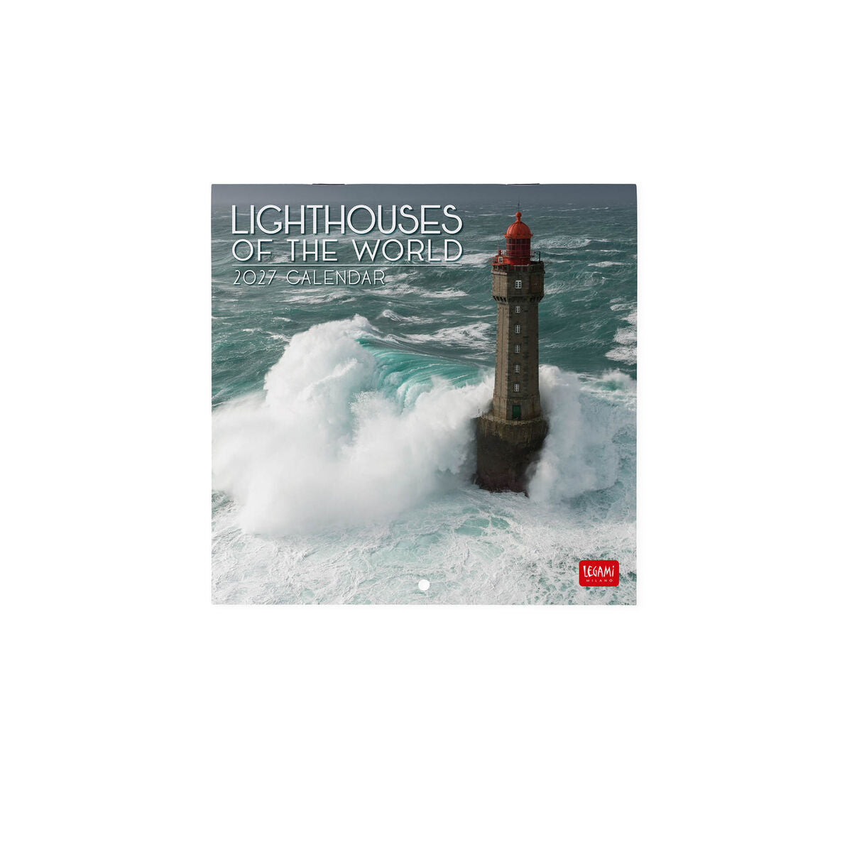 Legami - Lighthouses World 2027 Wall Takvim - 18 x 18 cm