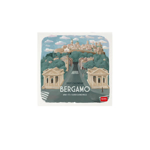 Legami - Bergamo ve its Surroundings 2027 Wall Takvim - 18 x 18 cm