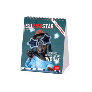 Legami - Supawstar 2027 Desk Takvim - 12 x 14,5 cm