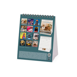 Legami - Supawstar 2027 Desk Takvim - 12 x 14,5 cm