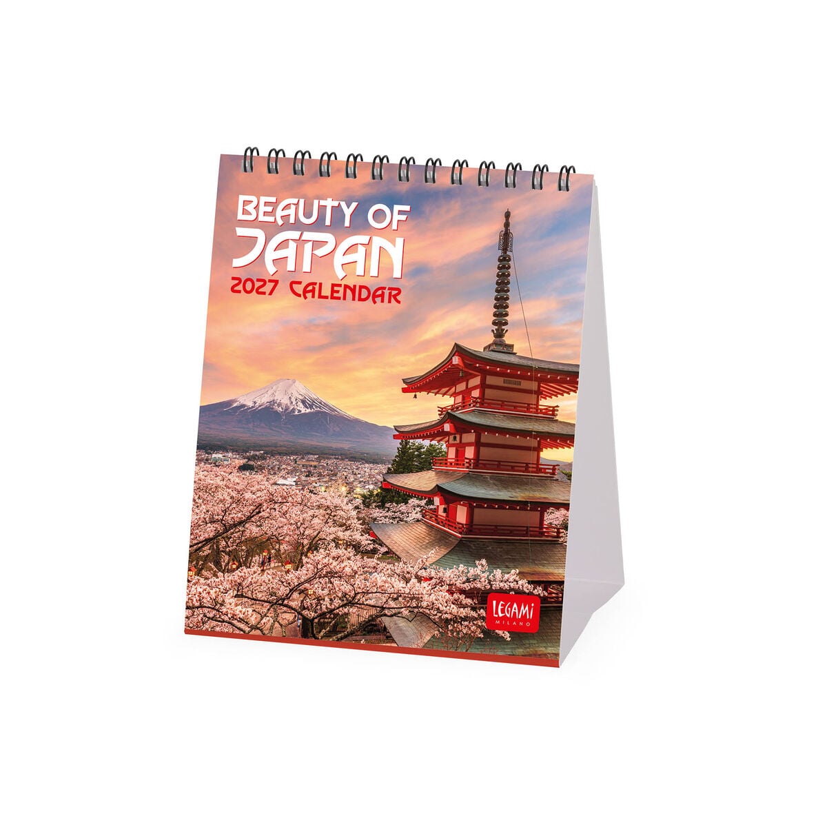 Legami - Beauty Japan 2027 Desk Takvim - 12 x 14.5 cm