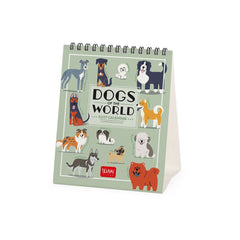 Legami - Dogs World 2027 Desk Takvim - 12 x 14,5 cm