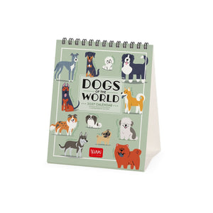Legami - Dogs World 2027 Desk Takvim - 12 x 14,5 cm