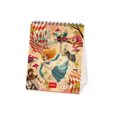 Legami - Alice in Wonderland 2027 Desk Takvim - 12 x 14,5 cm