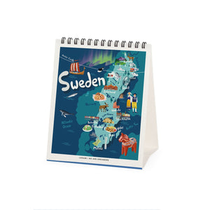 Legami - Let's Seyahat World 2027 Desk Takvim - 12 x 14,5 cm