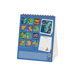 Legami - Let's Seyahat World 2027 Desk Takvim - 12 x 14,5 cm