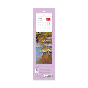 Legami - Monet 2027 Kitap Ayracı Takvim - 5,5 x 18 cm