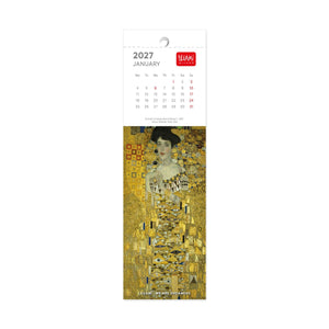 Legami - Gustav Klimt 2027 Kitap Ayracı Takvim - 5,5 x 18 cm