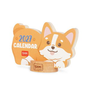 Legami - Takvim ile Wooden Base - 2027