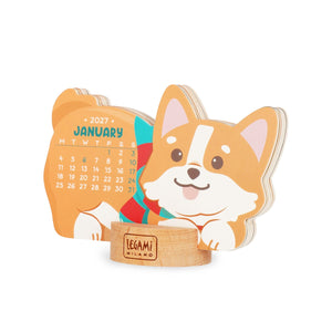 Legami - Takvim ile Wooden Base - 2027