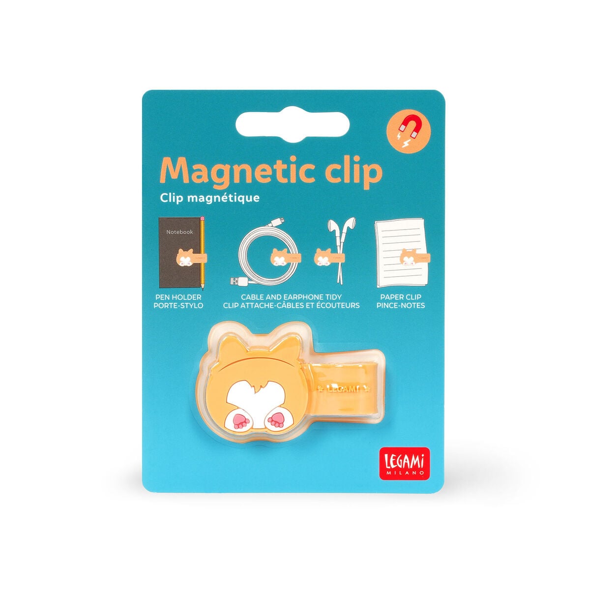 Legami - Corgi Magnet-Clip - Magnet-Clip