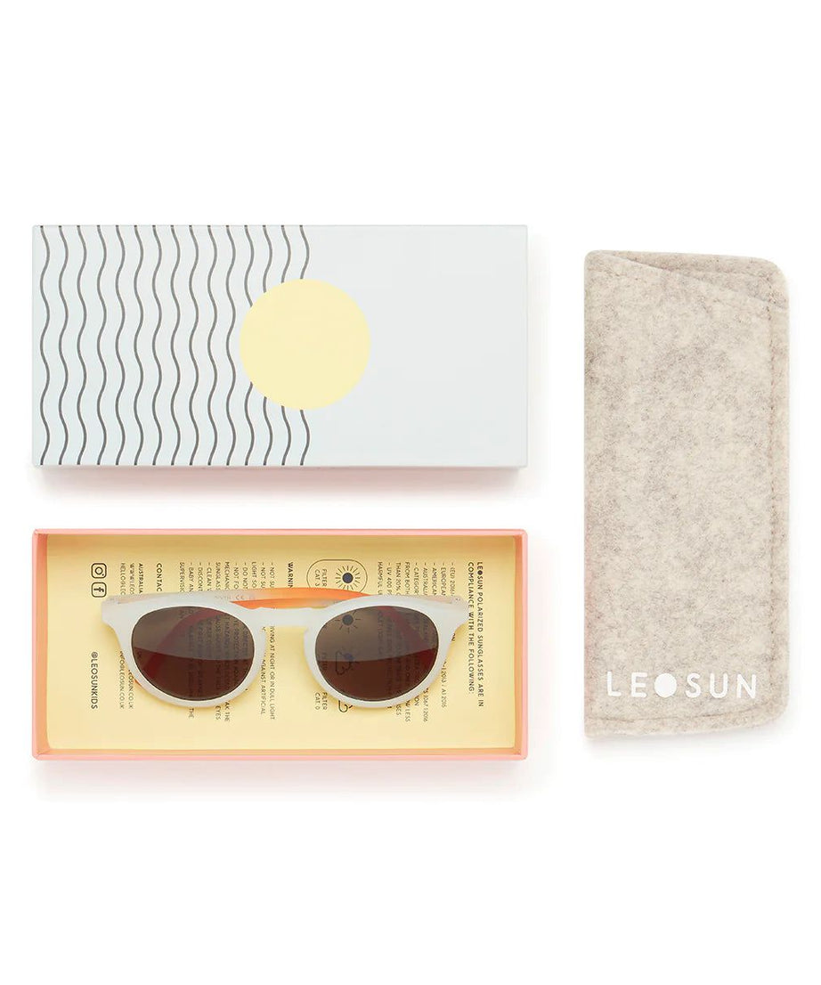 Leosun - Naturel Mavi Polarize UV400 Çocuk Güneş Gözlüğü 3-8 Yaş-Dinossi